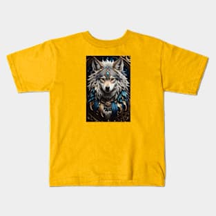 unique wolf Kids T-Shirt